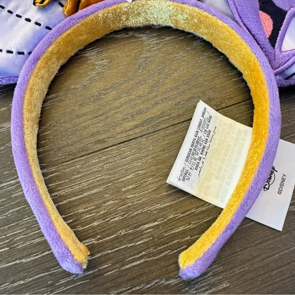 NWT. Figment Disney Parks 2023 Epcot Soft Plush Figment Ear Headband for Adults. - Picture 4 of 11